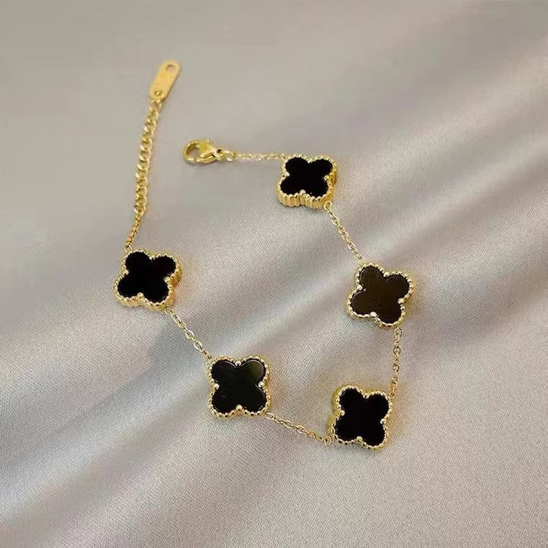 AMELIA Four-Leaf Clover Bracelet