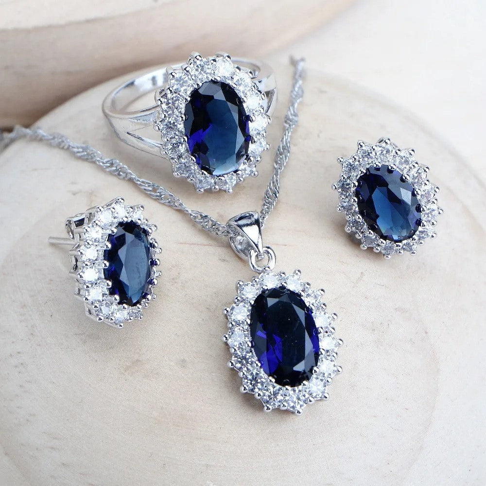 EMPRESS Luxury Gem Stone 4-Piece Set