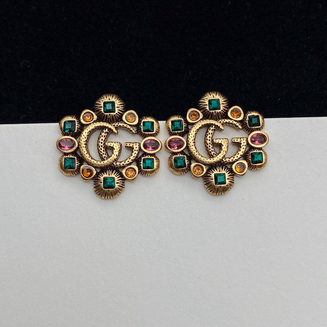 GALIA 18K Real Gold Plated Studs