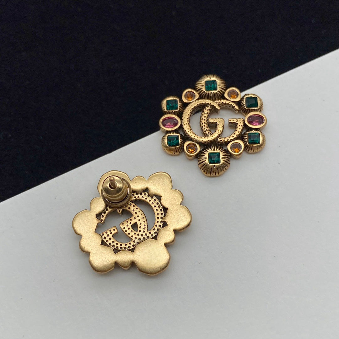 GALIA 18K Real Gold Plated Studs