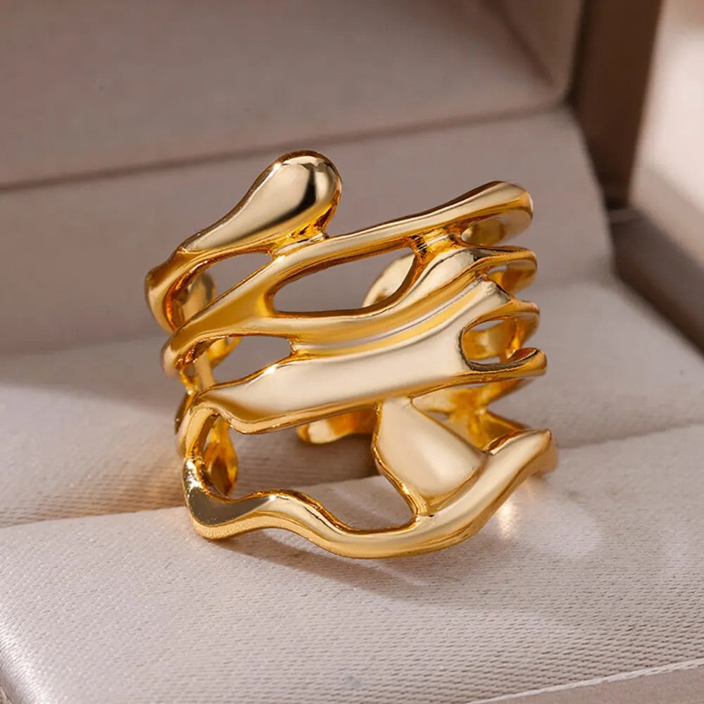 NINA Luxury Abstract Ring