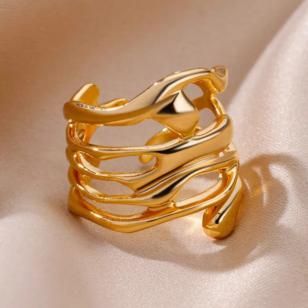 NINA Luxury Abstract Ring