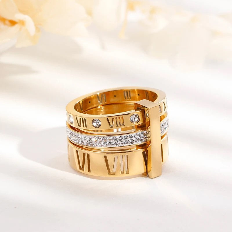 OCEANA Luxury 3-Layer Ring