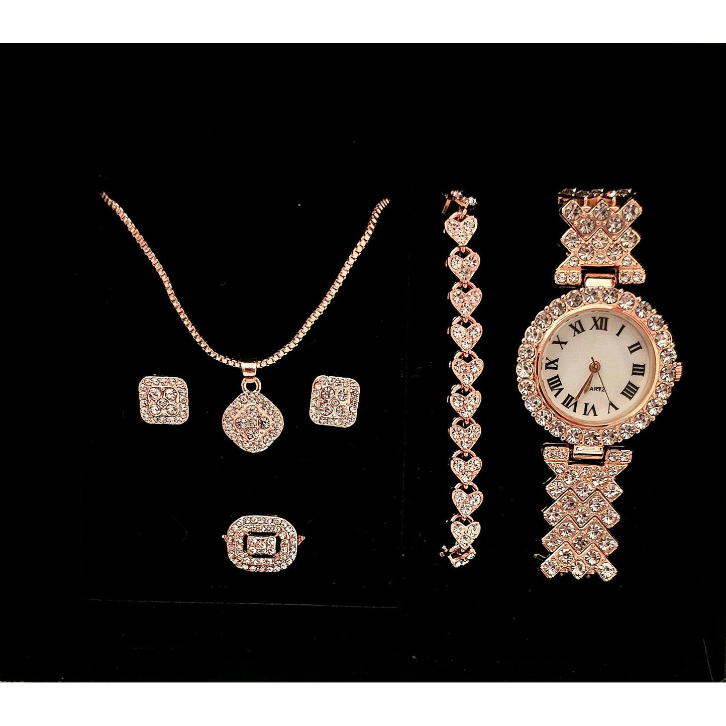 SICILY Luxury Full Crystal 5-Piece Set