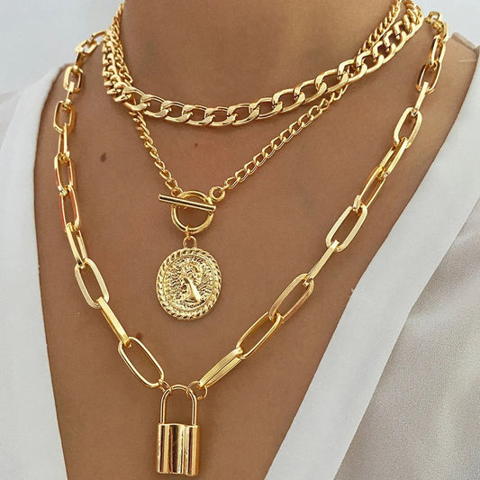 STACK 'EM Luxury Multi-Layer Gold Necklaces