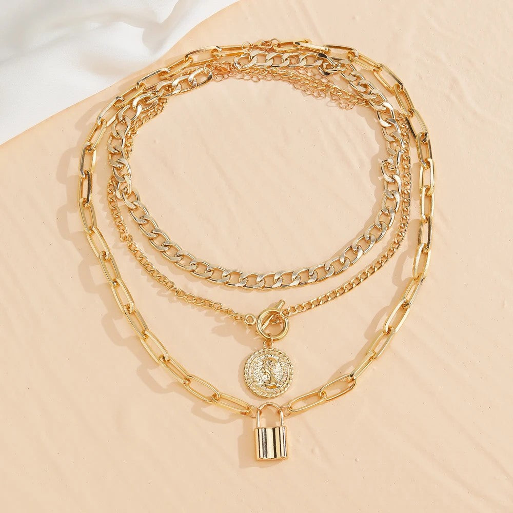 STACK 'EM Luxury Multi-Layer Gold Necklaces