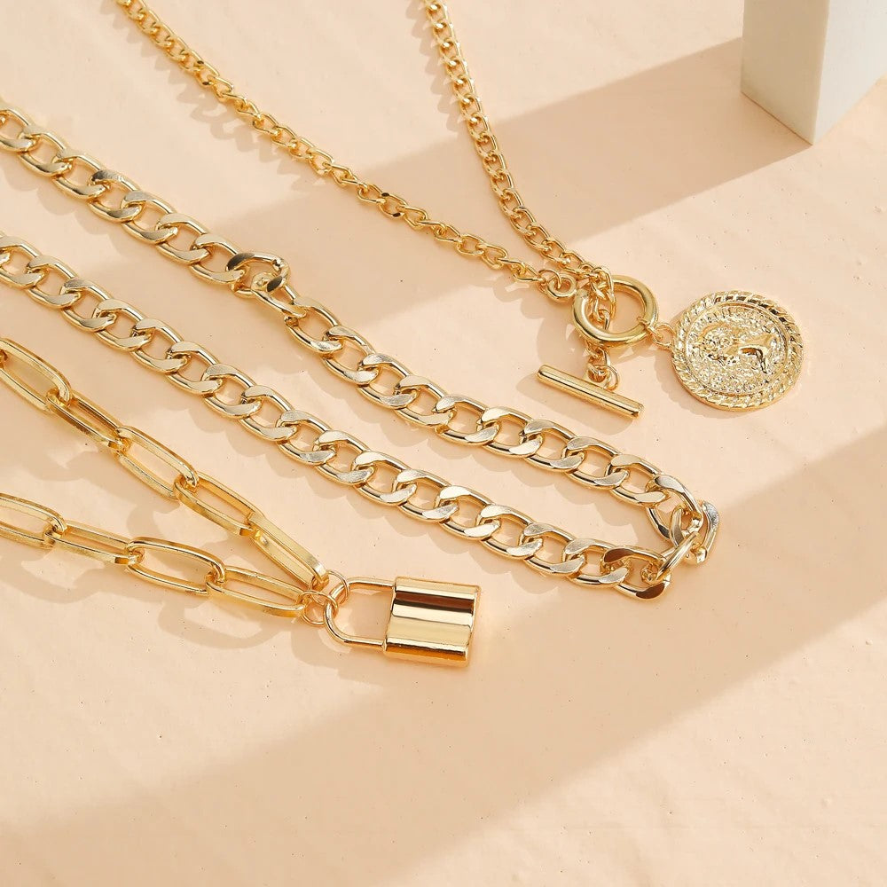 STACK 'EM Luxury Multi-Layer Gold Necklaces