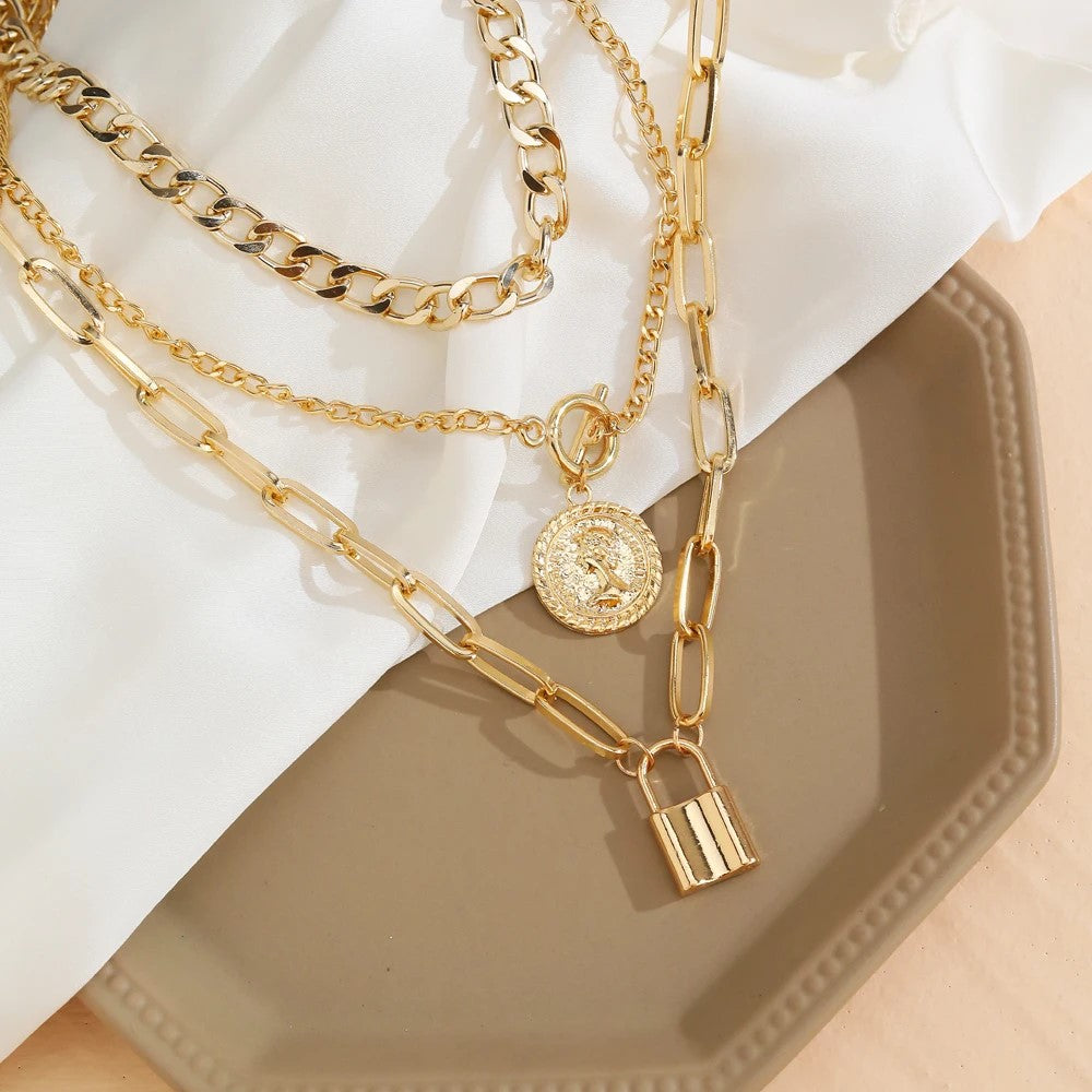 STACK 'EM Luxury Multi-Layer Gold Necklaces