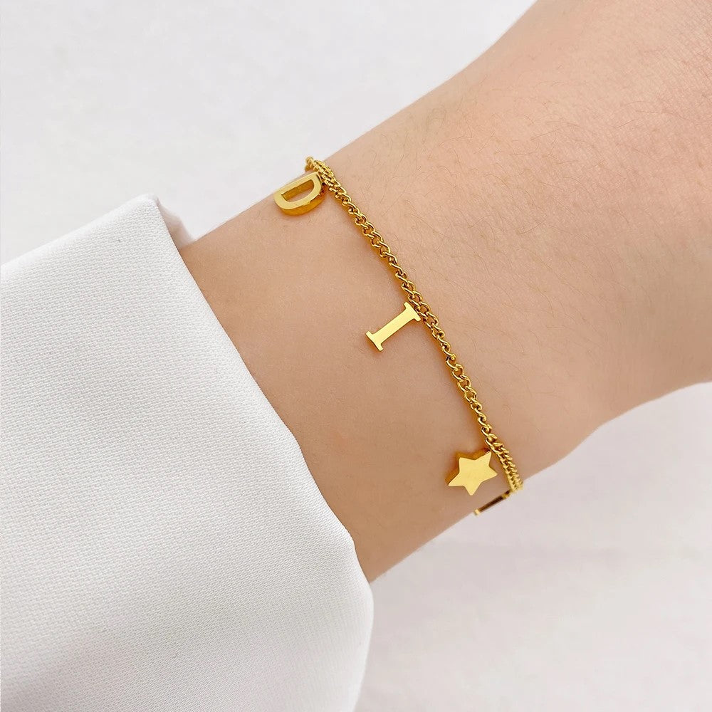 STAR Luxury Charm Gold/Silver Bracelet