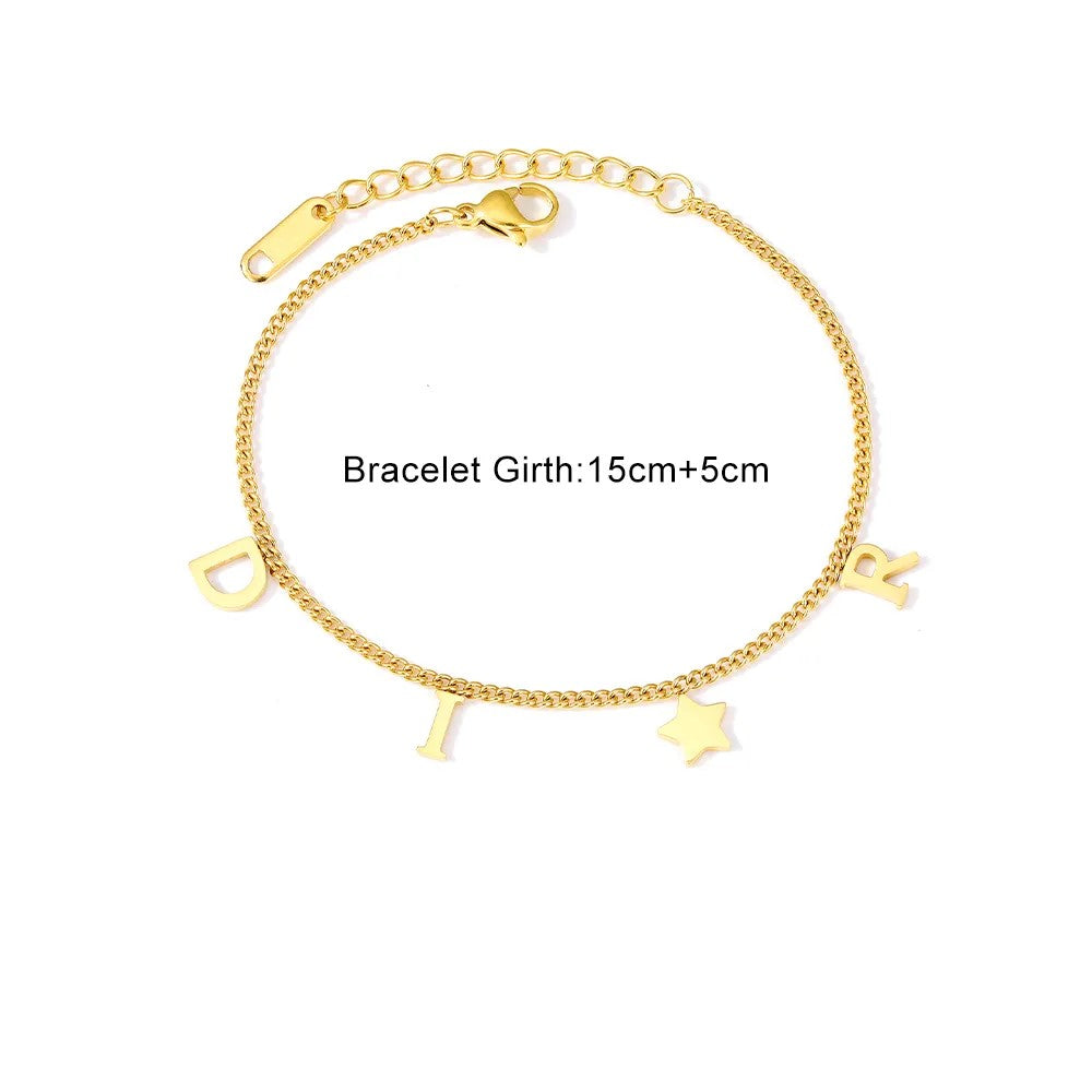 STAR Luxury Charm Gold/Silver Bracelet