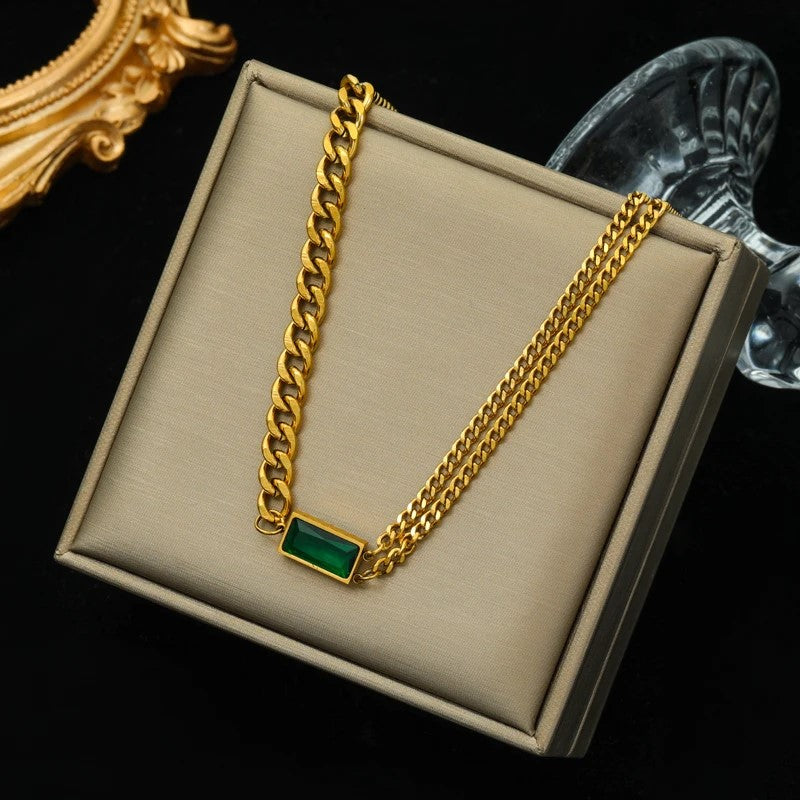 TONI Luxury Emerald Necklace