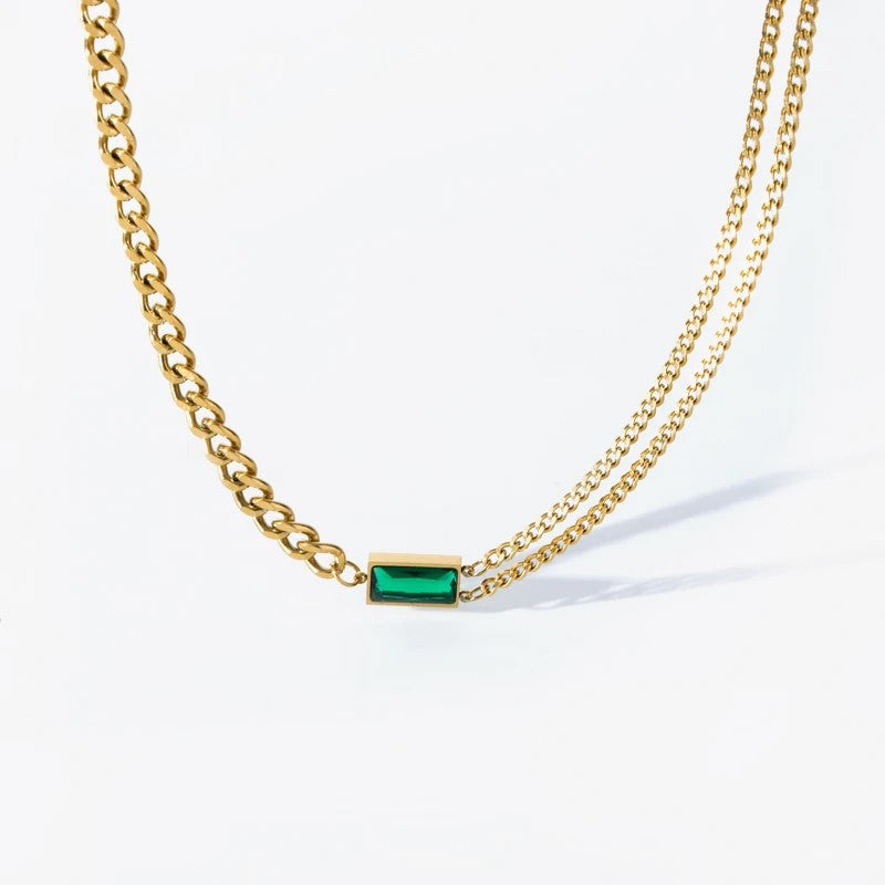 TONI Luxury Emerald Necklace