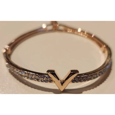 VICTORIA Luxury Rose Gold/Silver Bangle